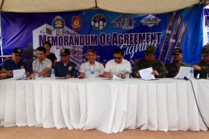 MOA signed for AFP, PNP housing in Davao City